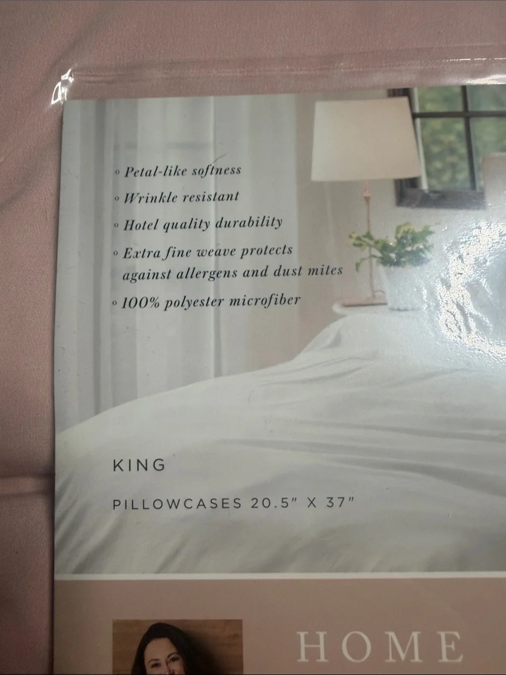 Blush Pink King Pillowcases - The LUX Collection